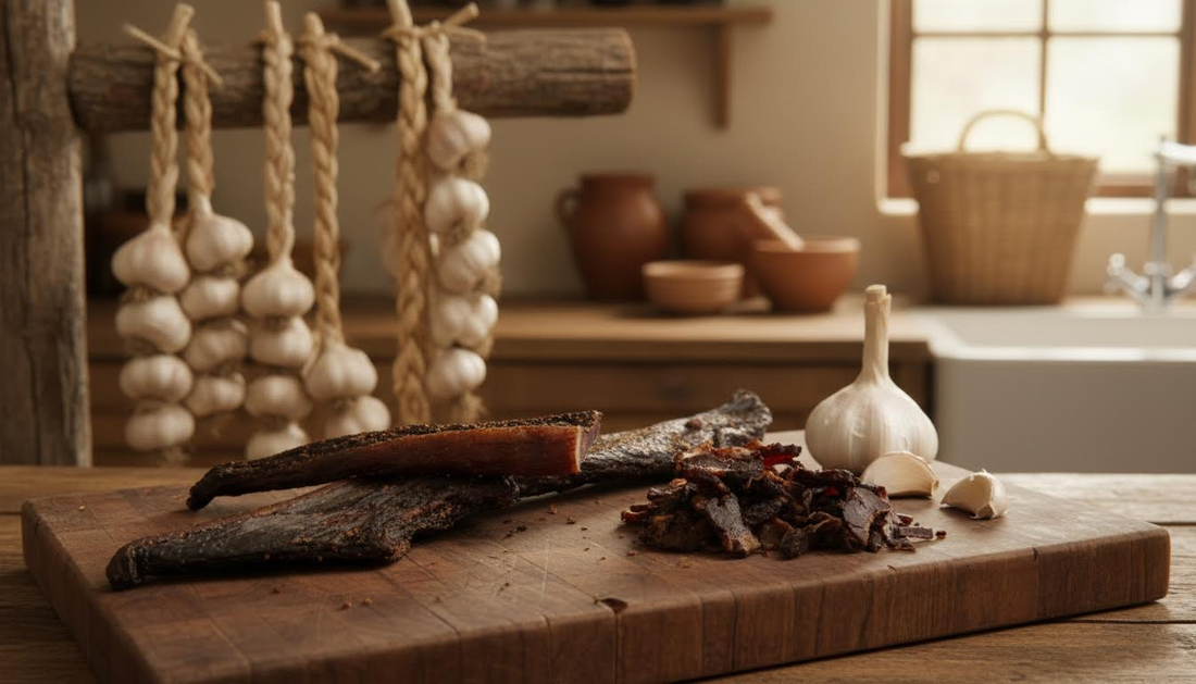 Indulge in Garlic-Infused Droëwors and Biltong Delights