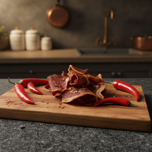 Fiery Chilli Bacon Jerky